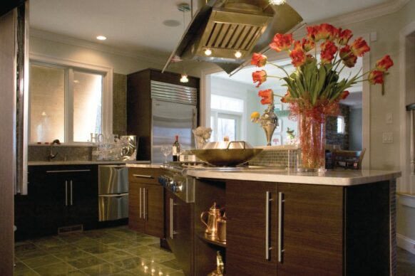 Adriatic Featured Thermofoil Two Tone Kitchen Cabinets