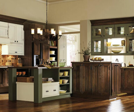 Airedale Rustic Tri Tone Kitchen Cabinets