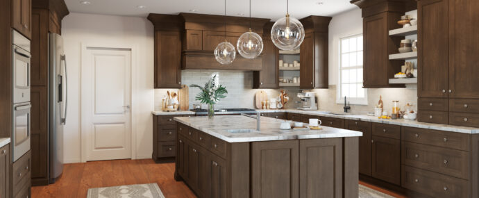 Allure Fusion Wood Kitchen Cabinets