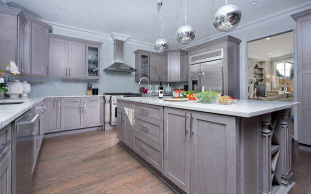 Allure Galaxy Featured Modern All Gray Kitchen Cabinets