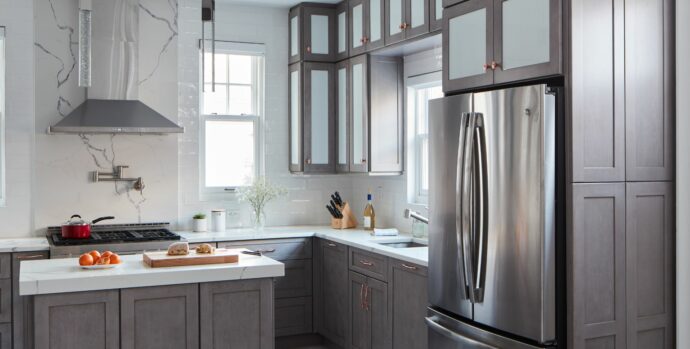 Allure Galaxy Gray Wood Kitchen Cabinets