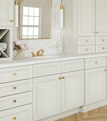 Allure Imperio Featured Transitional White Wood Bathroom Cabinets