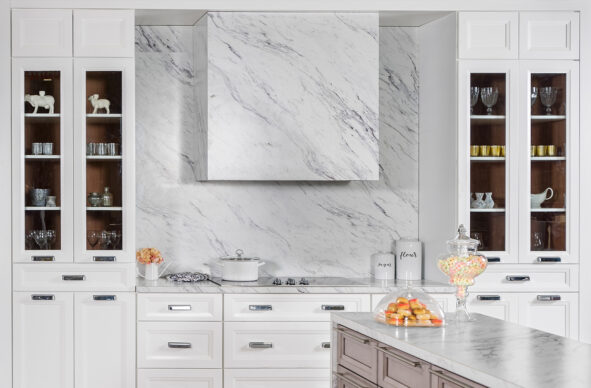 Allure Onyx Featured Gray White Two Tone Kitchen Cabinets