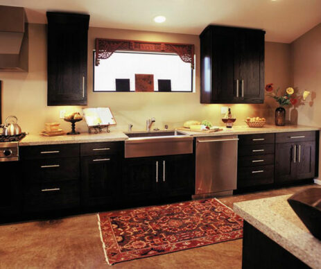 Artisan Contemporary Galley Kitchen Cabinets