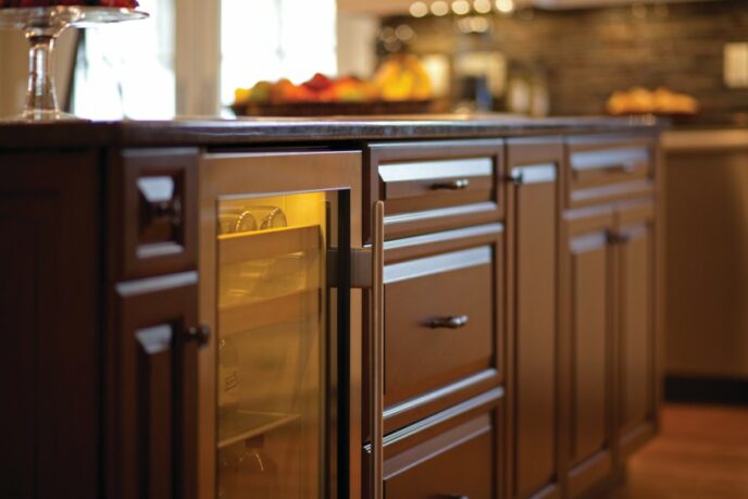 Boston Featured Wood Wet Bar Kitchen Cabinets