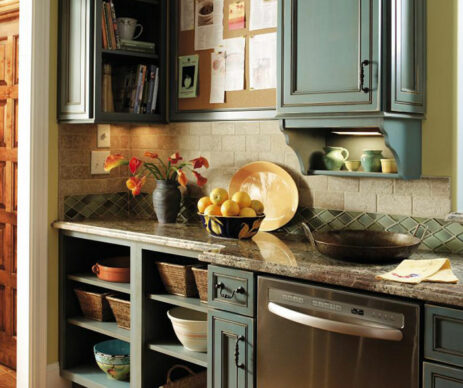 Braydon Manor Turquoise Kitchen Cabinets