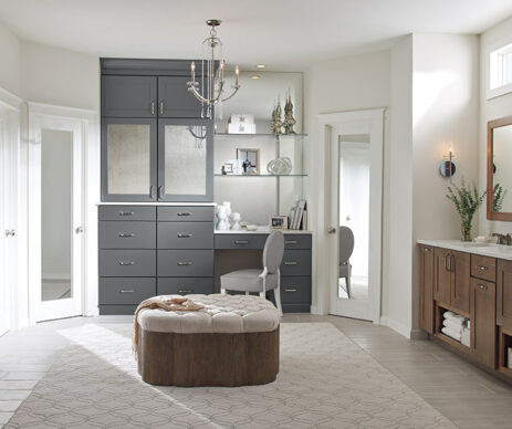 Breman Featured Transitional Gray Bathroom Cabinets