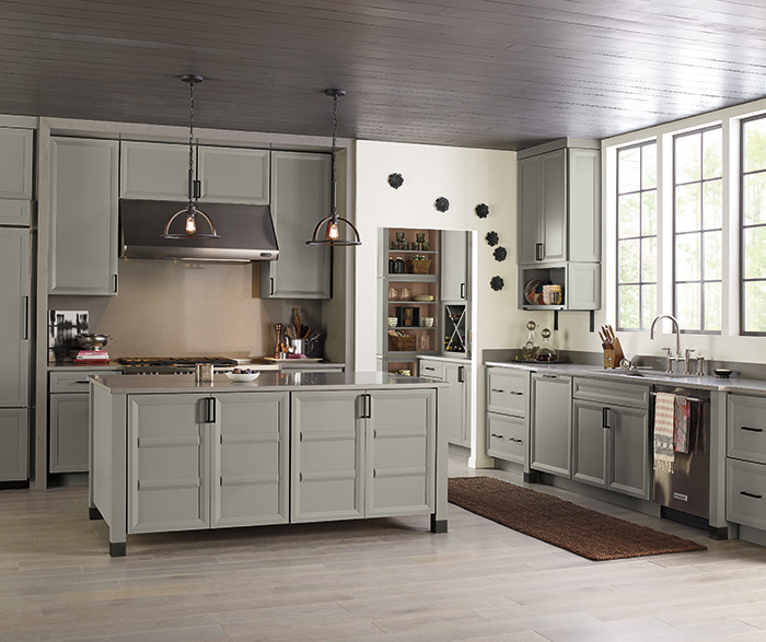 Brooks Featured Transitional Wood Kitchen Cabinets