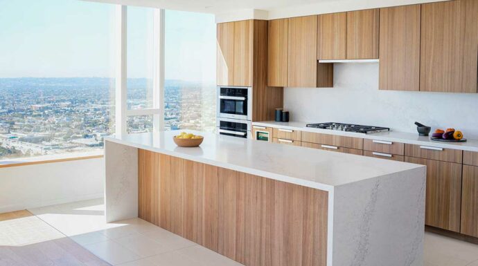 Caesarstone Calacatta Nuvo Featured Modern Kitchen