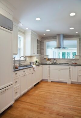 Charlotte Traditional All White Kitchen Cabinets