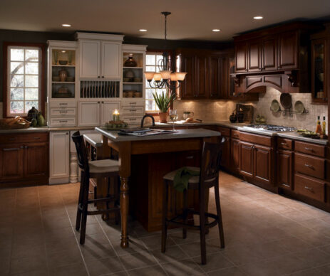 Crandall Featured Cherry Wood Kitchen Cabinets