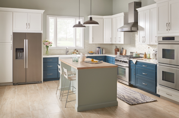 Dartmouth 5 Piece Featured Multi Tone Wood Kitchen Cabinets