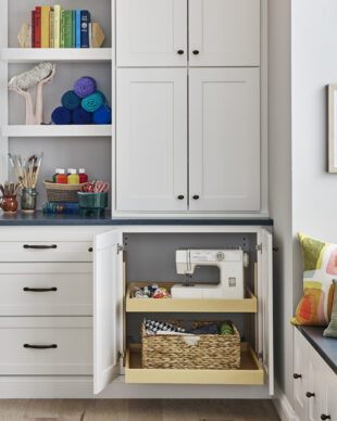 Dartmouth 5-Piece White Storage Cabinets