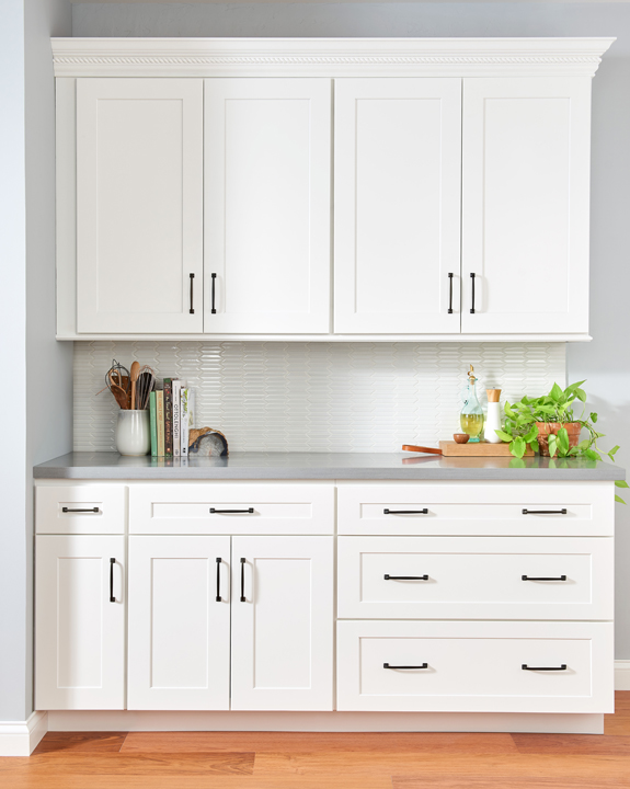 Dartmouth Featured 5-Piece White Storage Cabinets