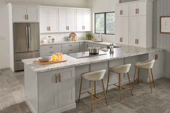 Dartmouth Featured Pewter Kitchen Cabinets