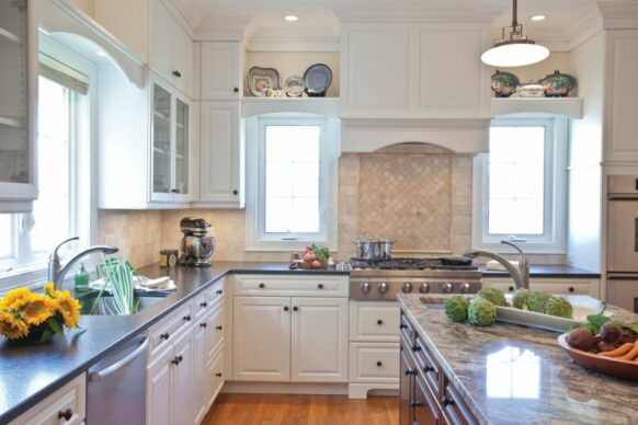 Greco Transitional Two Tone Kitchen Cabinets