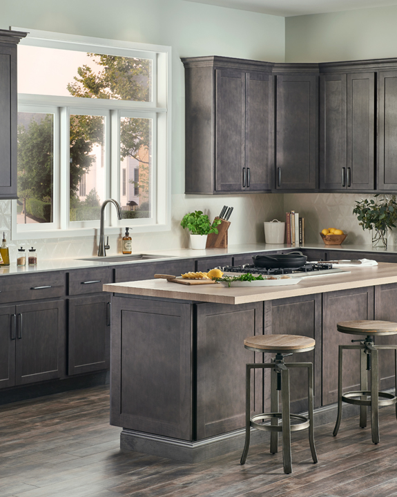 Hanover Featured Transitional Wood Kitchen Cabinets