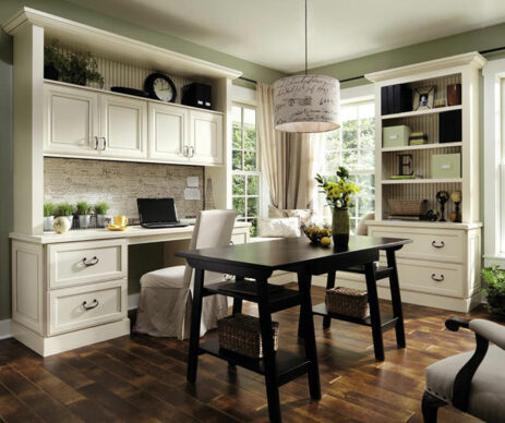 Leydan Featured Maple Home Office Cabinets