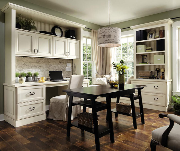 Leydan Featured Maple Home Office Cabinets