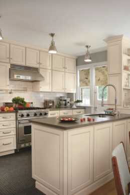 Livingston Ivory Wood Kitchen Cabinets