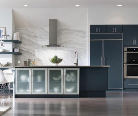 Marquis Blue Kitchen Cabinets