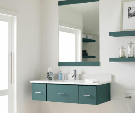 Marquis Contemporary Blue Bathroom Cabinet