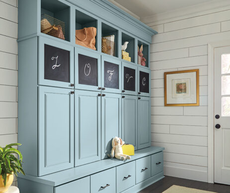 Montgomery Featured Blue Entryway Cabinets