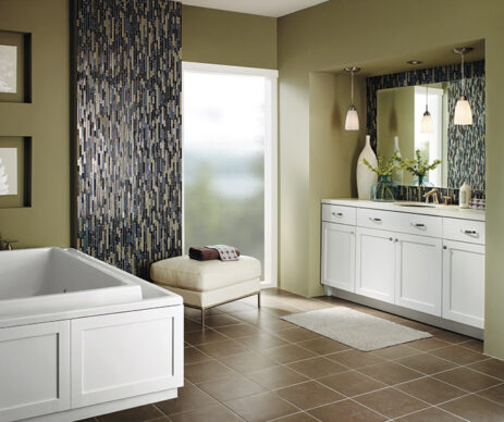 Montgomery featured White Shaker Bathroom Cabinets