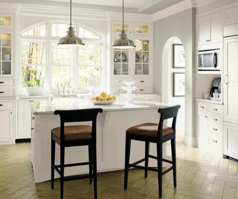 Prescott Inset White Maple Kitchen Cabinets