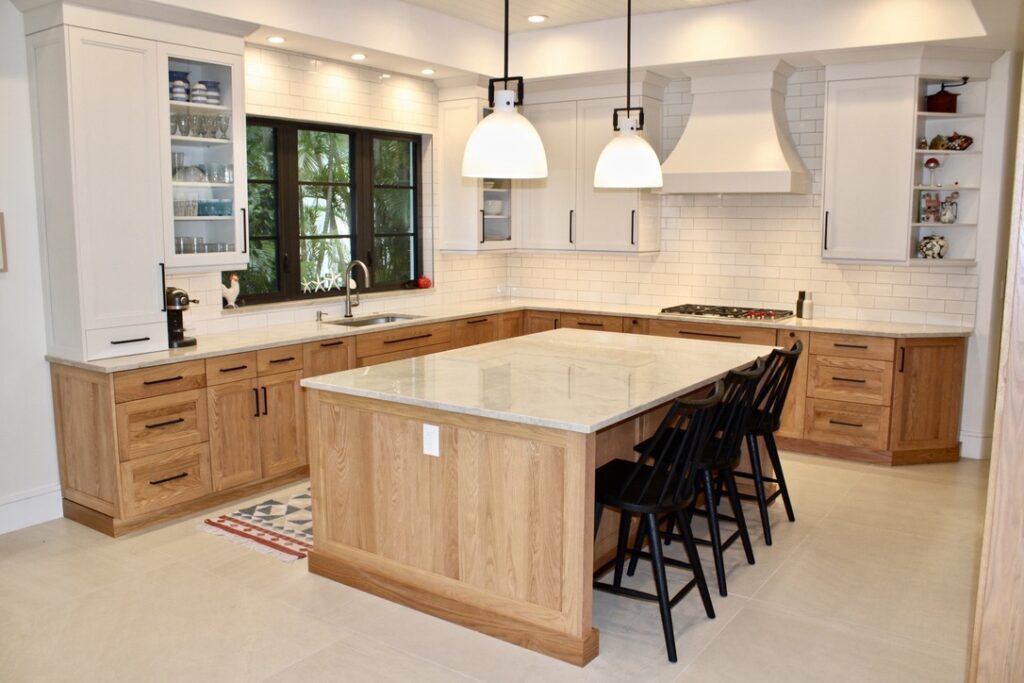 Rustic UltraCraft Kitchen Cabinets and Countertops