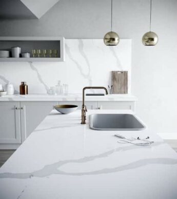 Silestone Bianco Calacatta Featured Kitchen Countertops