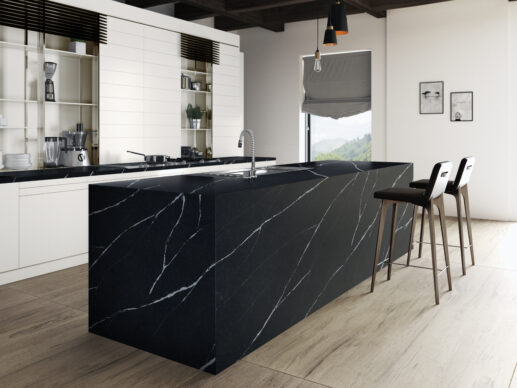 Silestone Et Marquina Featured Kitchen Countertops