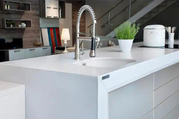Silestone White Storm Featured Kitchen Countertops