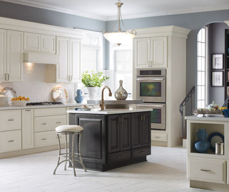 Sullivan Featured Off White Two Tone Kitchen Cabinets