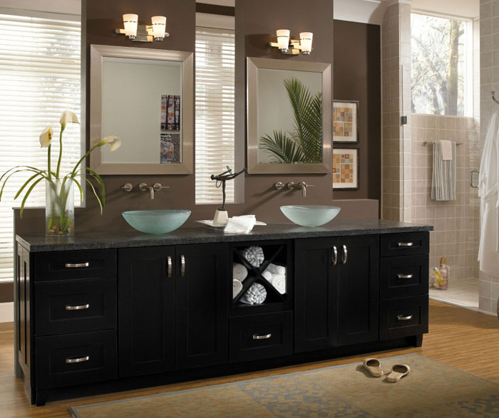 Sumner Featured Contemporary Black Bathroom Cabinets