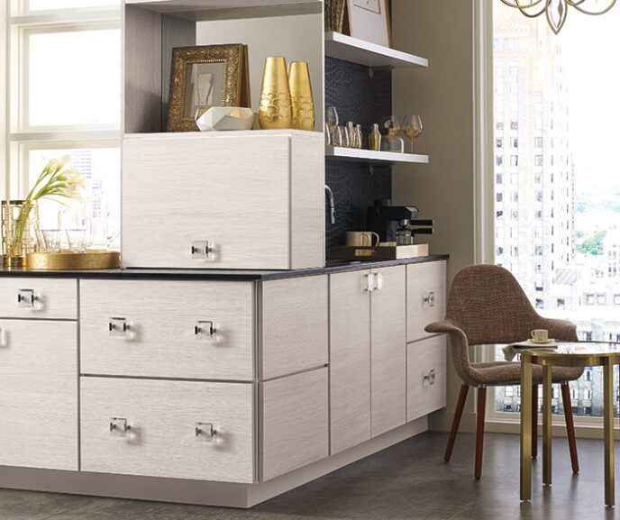 Tranter Contemporary Wood Wet Bar Cabinets